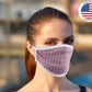 Air Soul MP7923FM Pink Protective Face Mask with Optional Filter Pocket