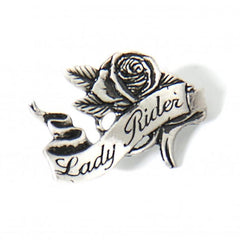 Milwaukee Leather MLP9202 Lady Rider Pin For Jackets, Vest, Hats and Clothing