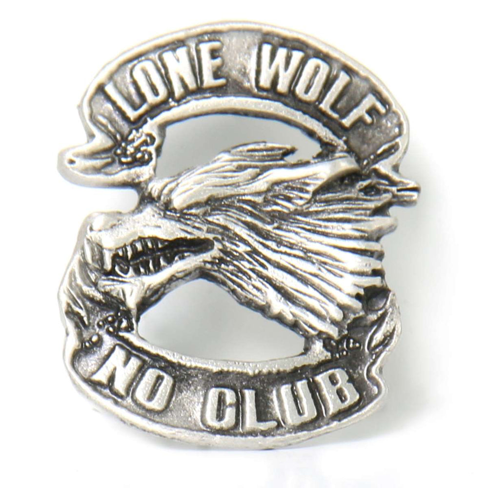 Hot Leathers Lone Wolf Pin PNA1048