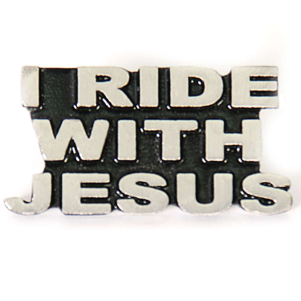 Hot Leathers I Ride With Jesus Pin PNA1076