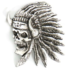 Milwaukee Leather MLP9227 Indian Skull Pin For Jackets, Vest, Hats and Clothing