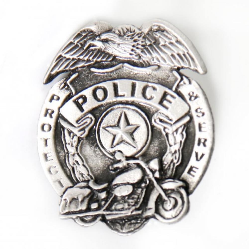 Milwaukee Leather PNA1130 Police Badge Pin