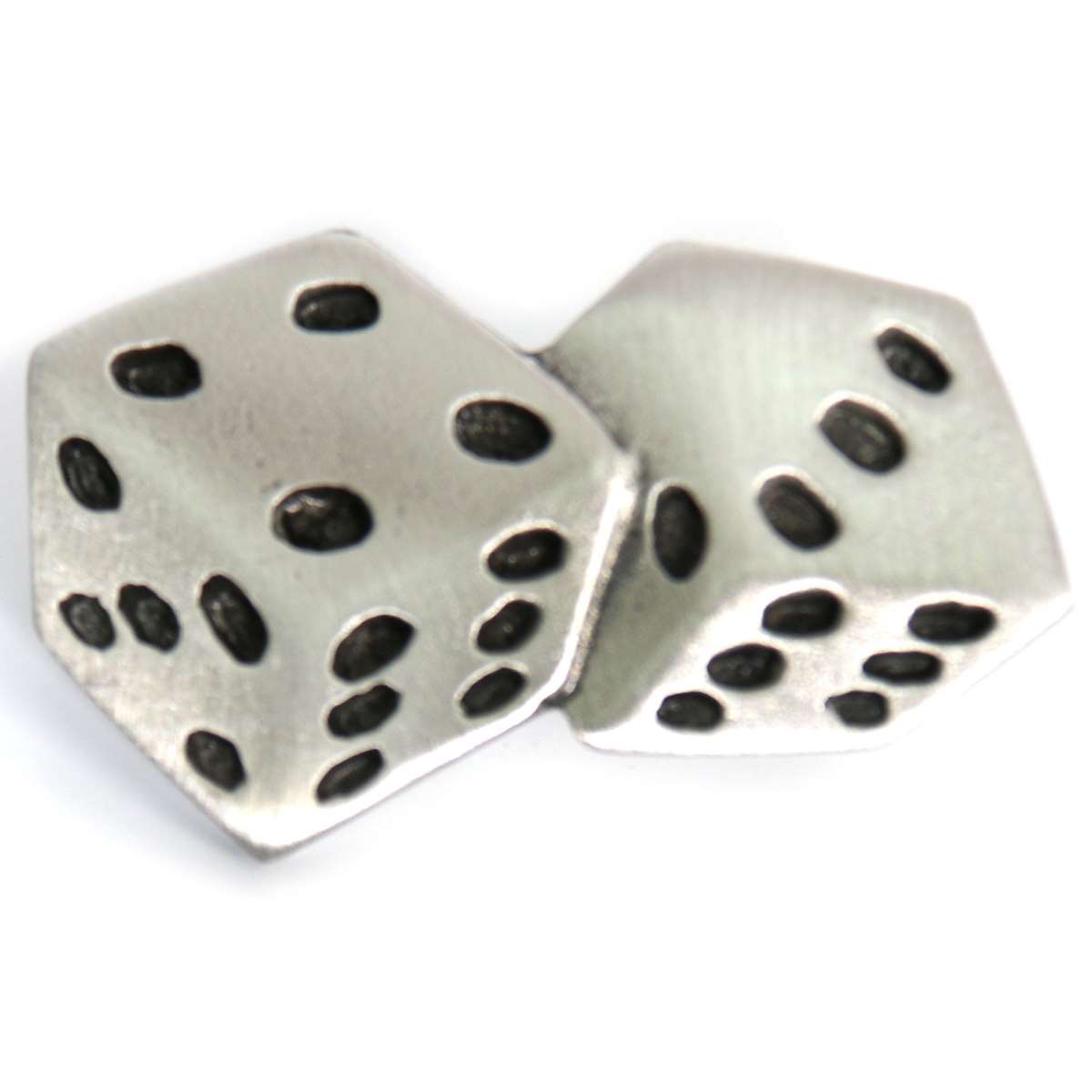 Milwaukee Leather Dice Pewter Biker Pin PNA1189