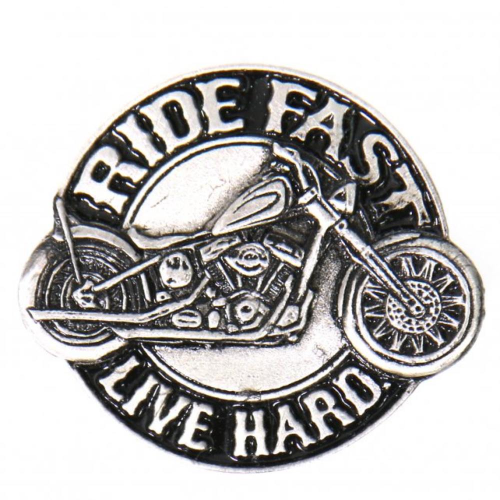 Milwaukee Leather PNA1219 Circle Bike Pin