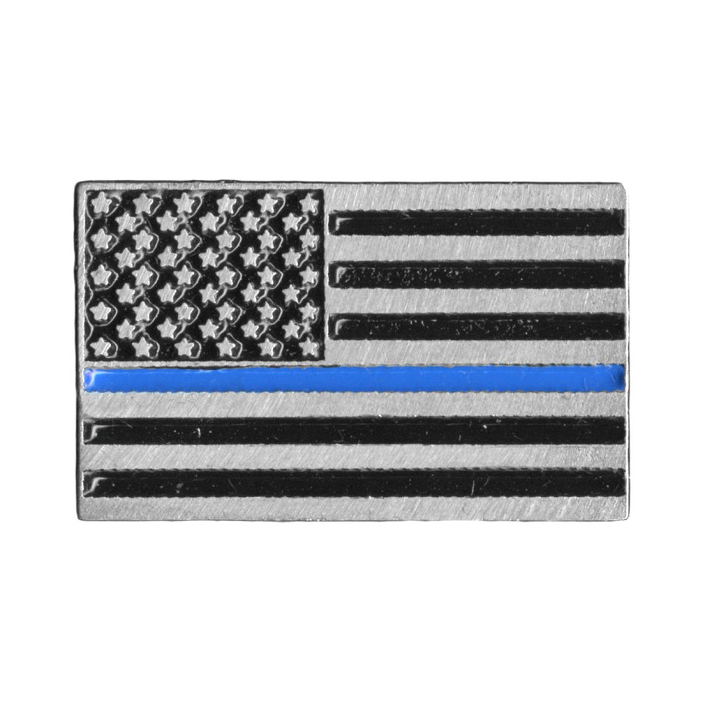 Milwaukee Leather PNA1301 Thin Blue Line American Flag Pin