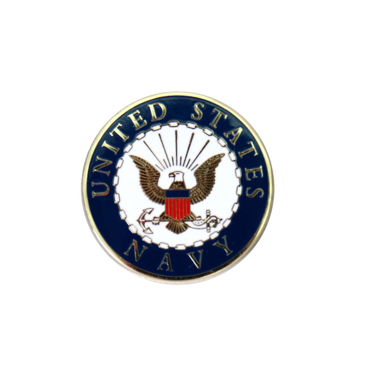 Hot Leathers US Navy Logo Pin PNF2001