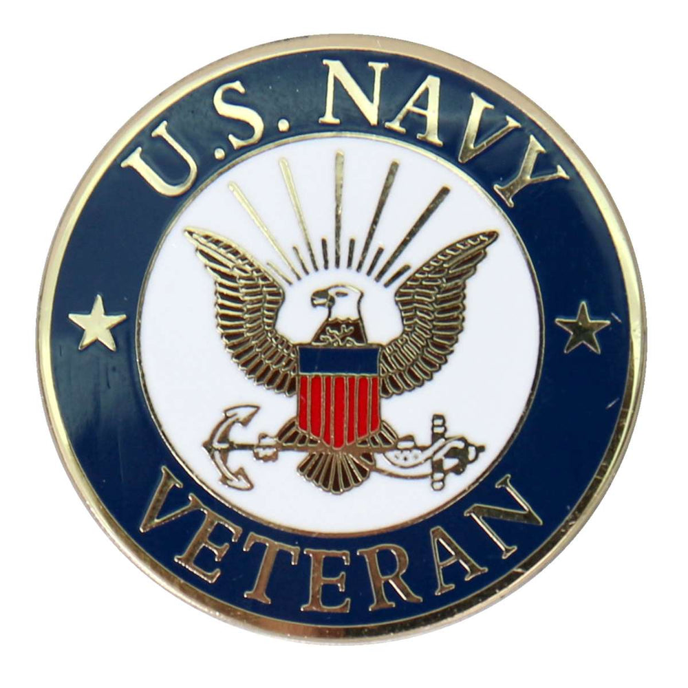 Hot Leathers US Navy Veteran Pin PNF2008