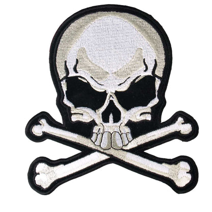 Hot Leathers Skull & Bones Classic 3" x 3" Patch PPA1162