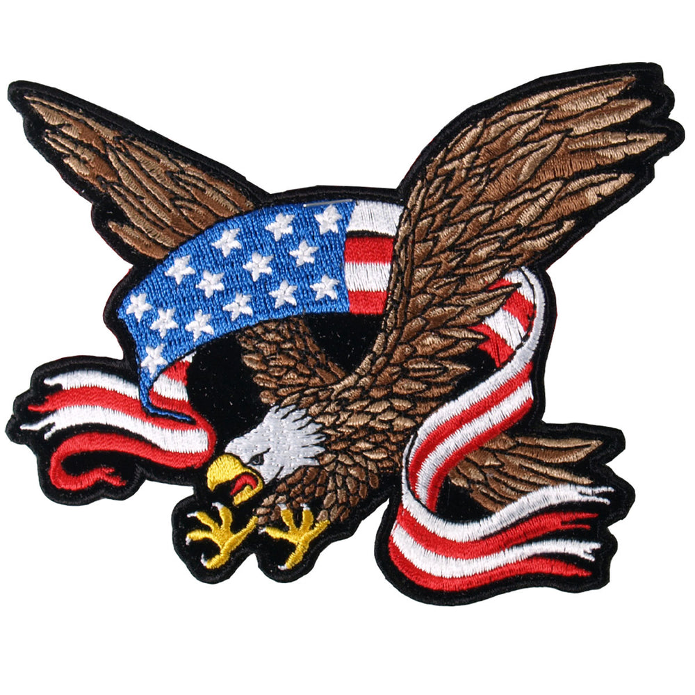 Hot Leathers PPA1187 American Flag Banner Eagle 11