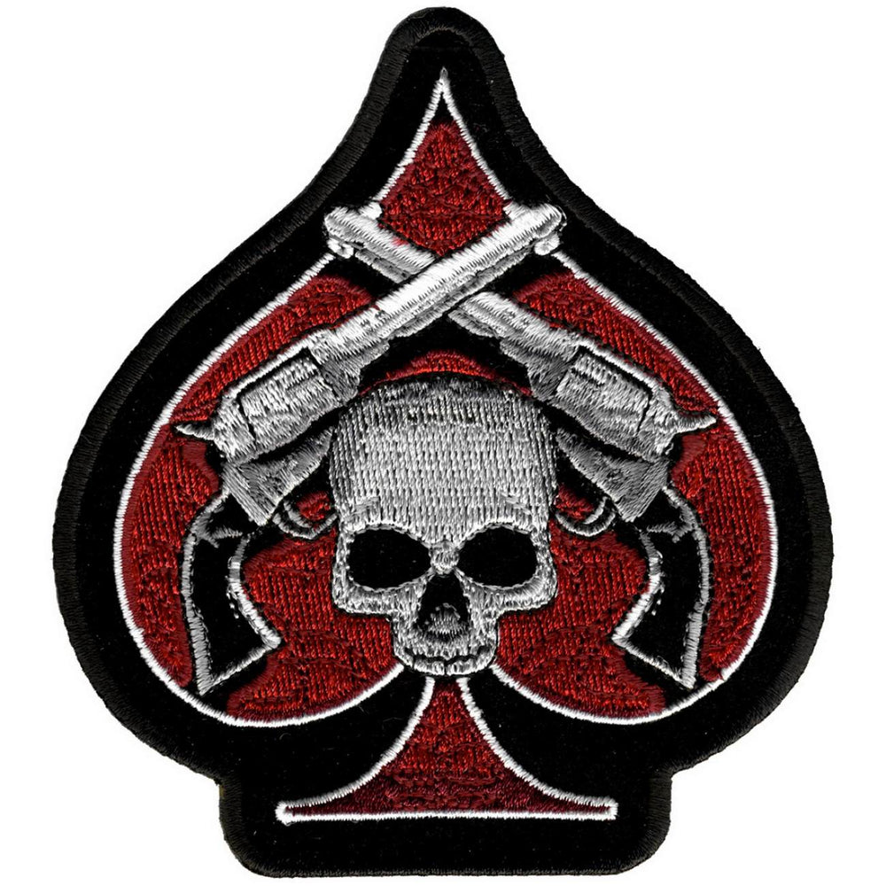 Hot Leathers PPA1870  Skulls and Pistols Patch 4