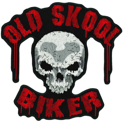 Hot Leathers Old Skool Biker 11" Patch PPA2217