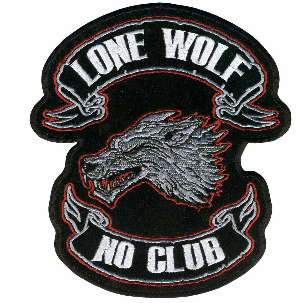 Hot Leathers Lone Wolf Patch 4