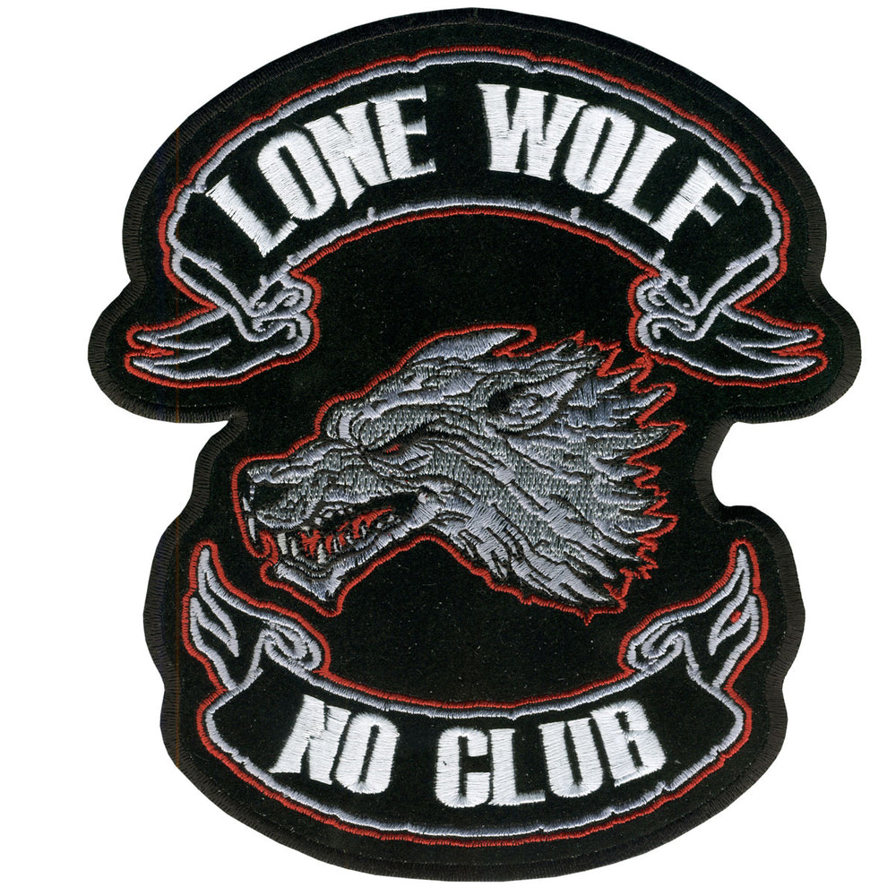 Hot Leathers PPA2226  Lone Wolf Patch 10