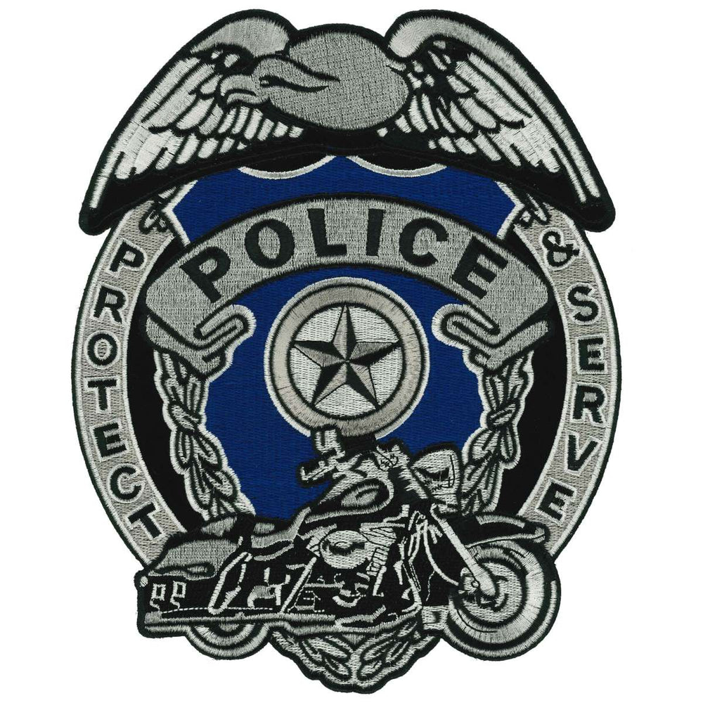 Hot Leather Police Badge 10