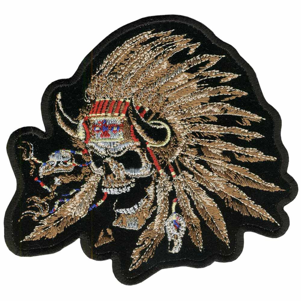 Hot Leathers PPA3417 Indian Skull 12" x 10" Patch