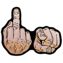 Hot Leathers F.U. Hands 11" x 11" Patch PPA4078