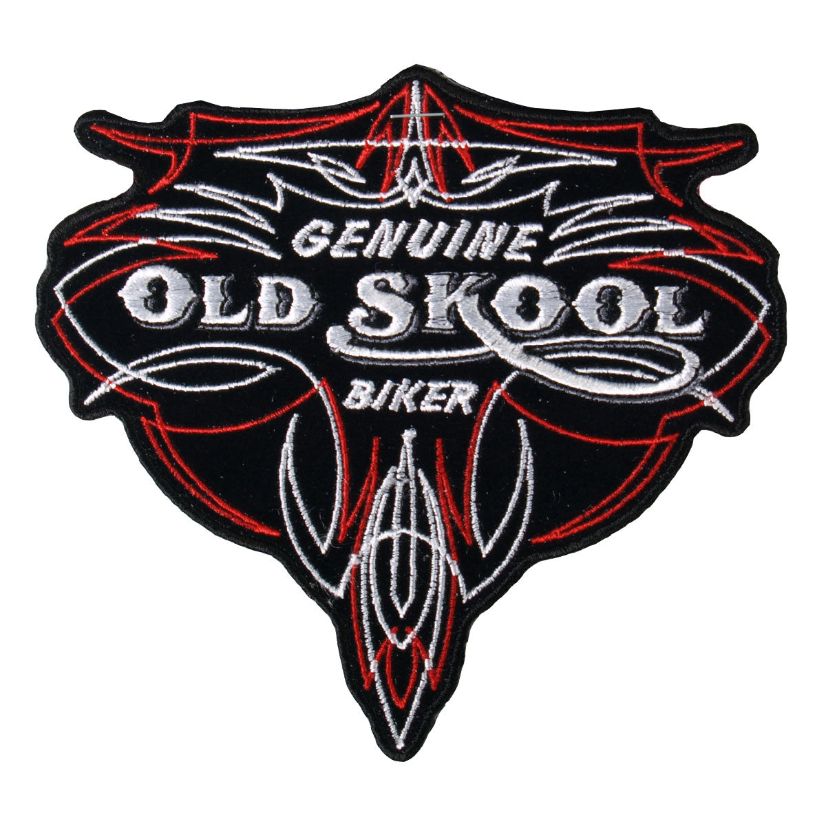 Hot Leathers Genuine Old Skool Biker Pinstripe 5" x 5" Patch PPA5280