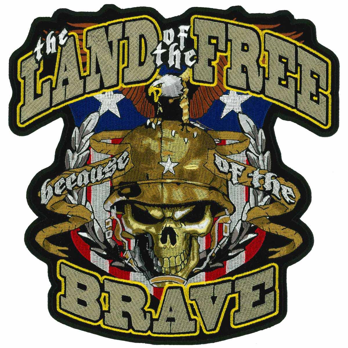 Hot Leathers PPA5577 10" The Brave Patch PPA5577