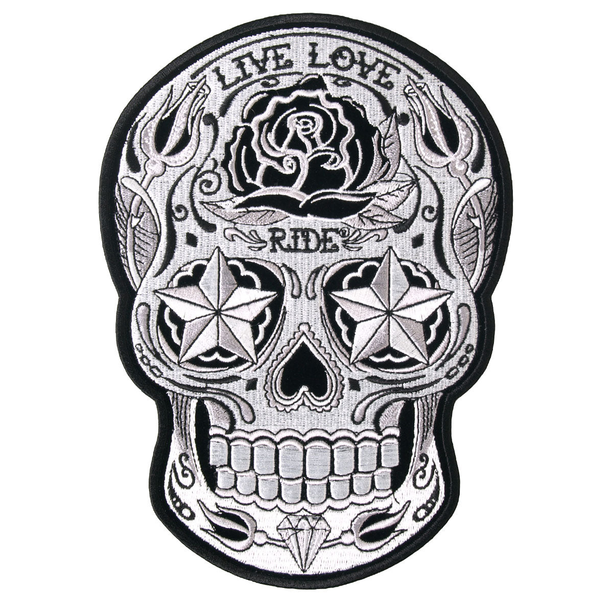 Hot Leathers PPA6193 Sugar Skull 4" x 5" Patch