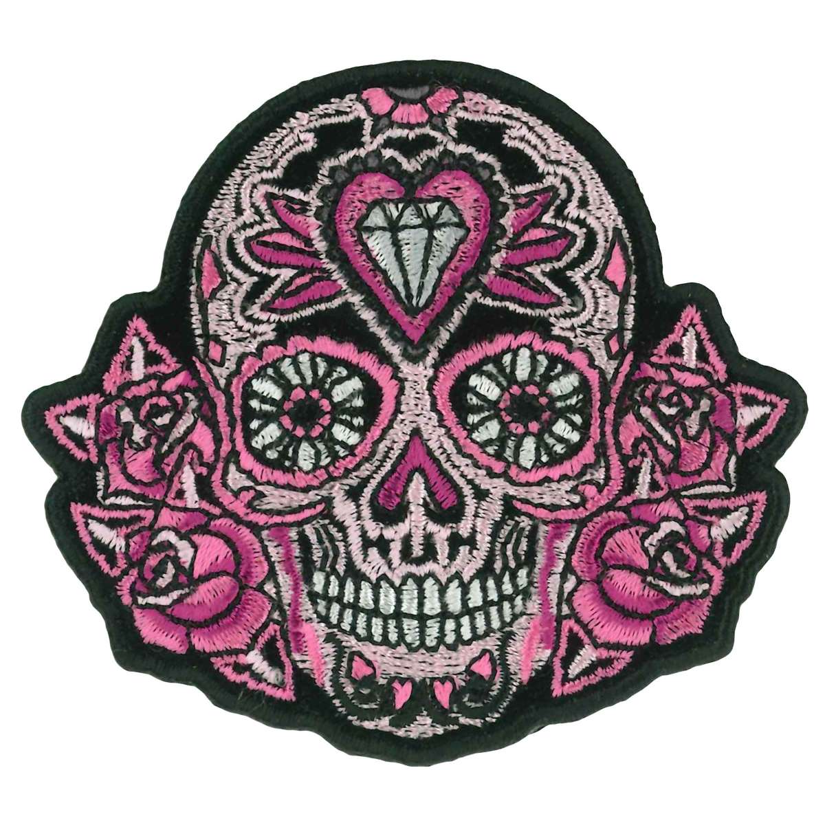 Hot Leathers 3" Sugar Skull Patch PPA6960