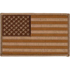 Hot Leathers PPA7032 Brown American Flag 5" Patch