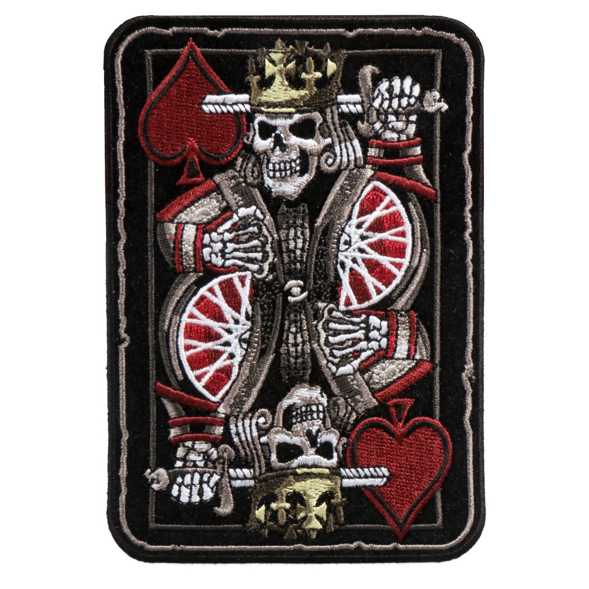 Hot Leathers PPA7633 Suicide King 3.5" x 4" Patch