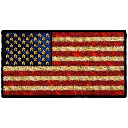 Hot Leathers Distressed American Flag 5" x 5" PPA8530