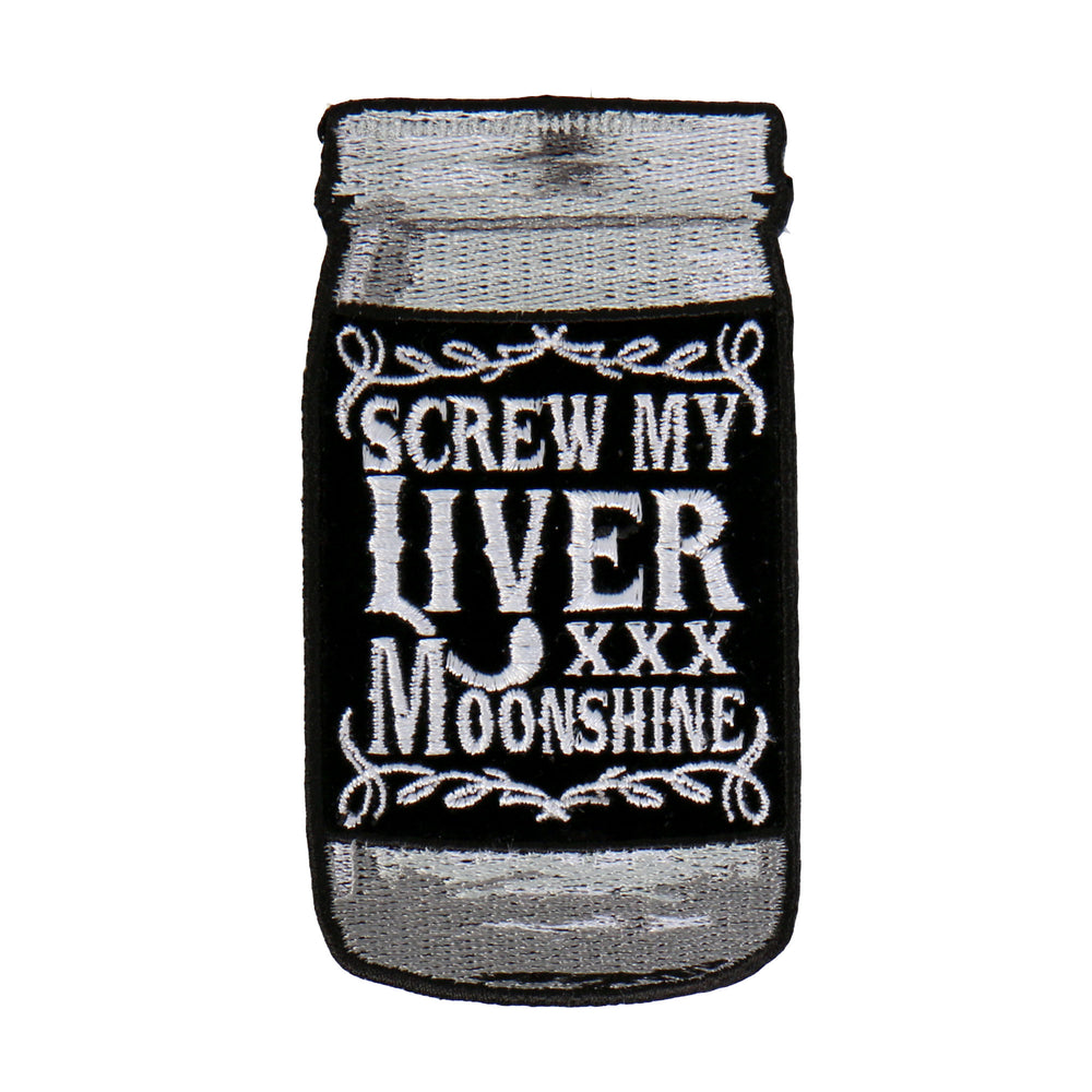Hot Leathers PPA8650 Screw My Liver Embroidered 2
