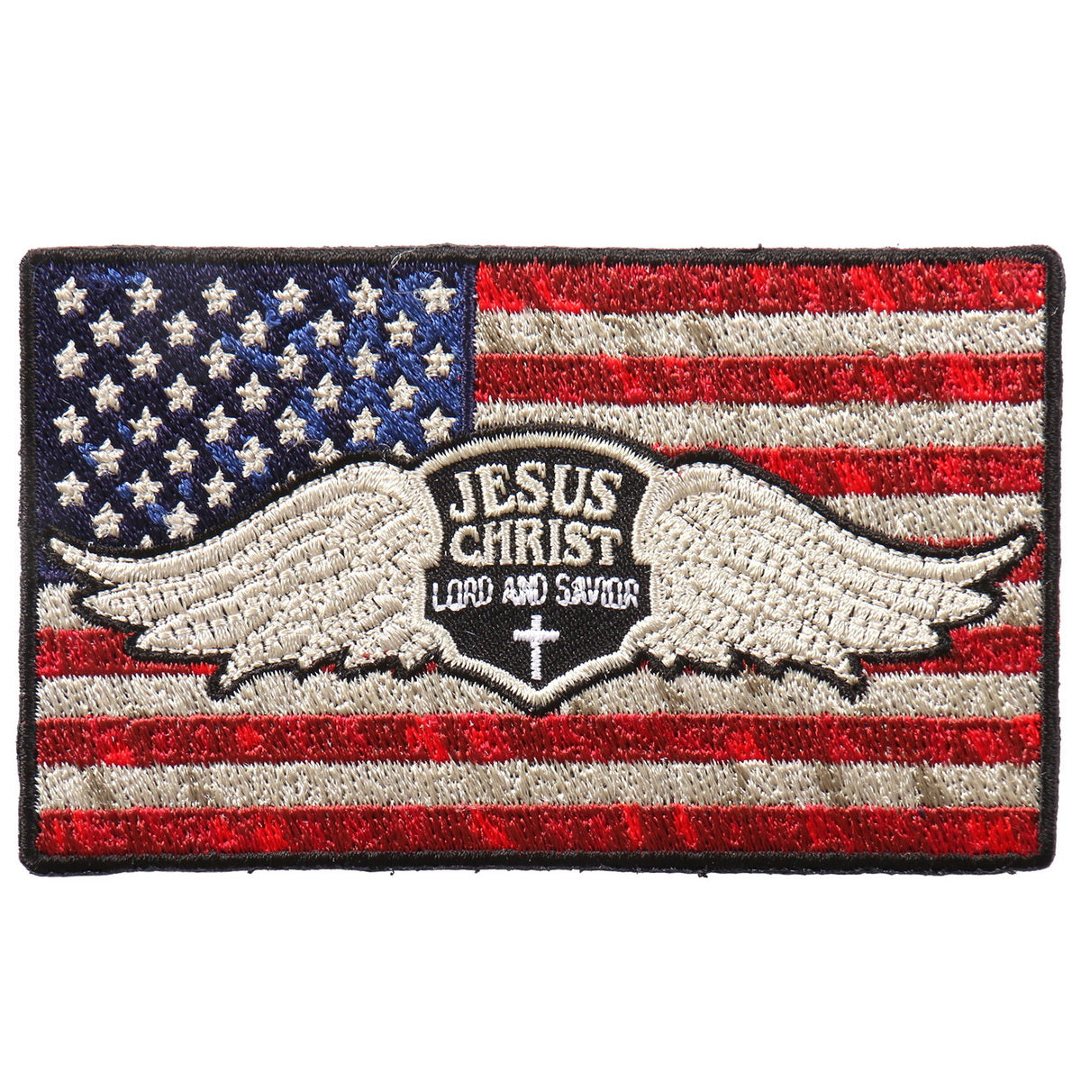 Hot Leathers PPA9913 Jesus Christ Flag 4"x2" Patch