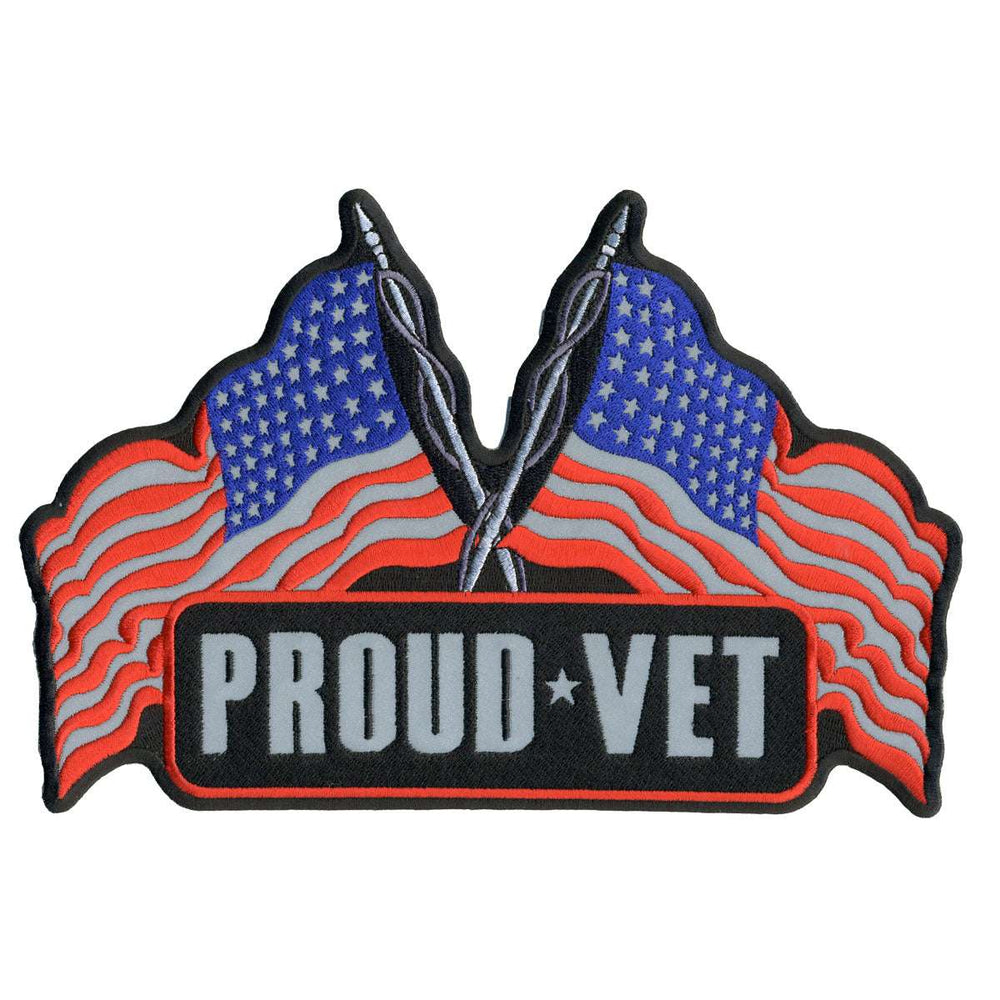 Hot Leathers Proud Vet Reflective 10