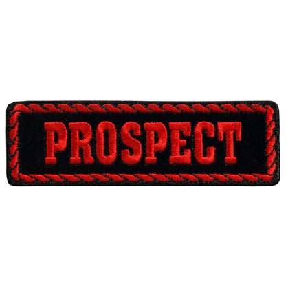 Hot Leathers Red Officer Prospect 4" x 1" Patch PPD2011