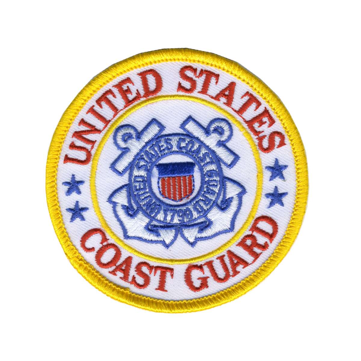 Hot Leathers Coast Guard Logo Military 3" x 3" Patch PPE1250