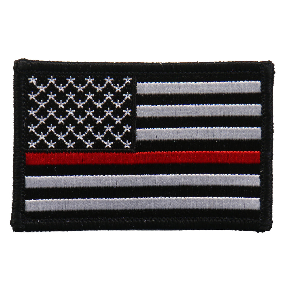 Hot Leathers PPF5112 Flag Thin Red Line Embroidered 3