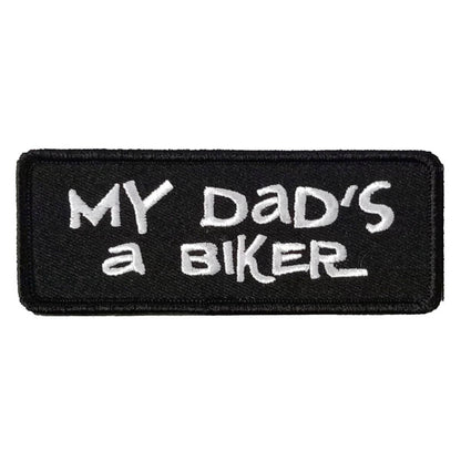 Hot Leathers Dads A Biker 4" X 1" Embroidered Patch PPL9120