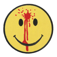 Hot Leathers PPL9328  Smiley Face Bullet Hole Embroidered 3" x 3" Patch