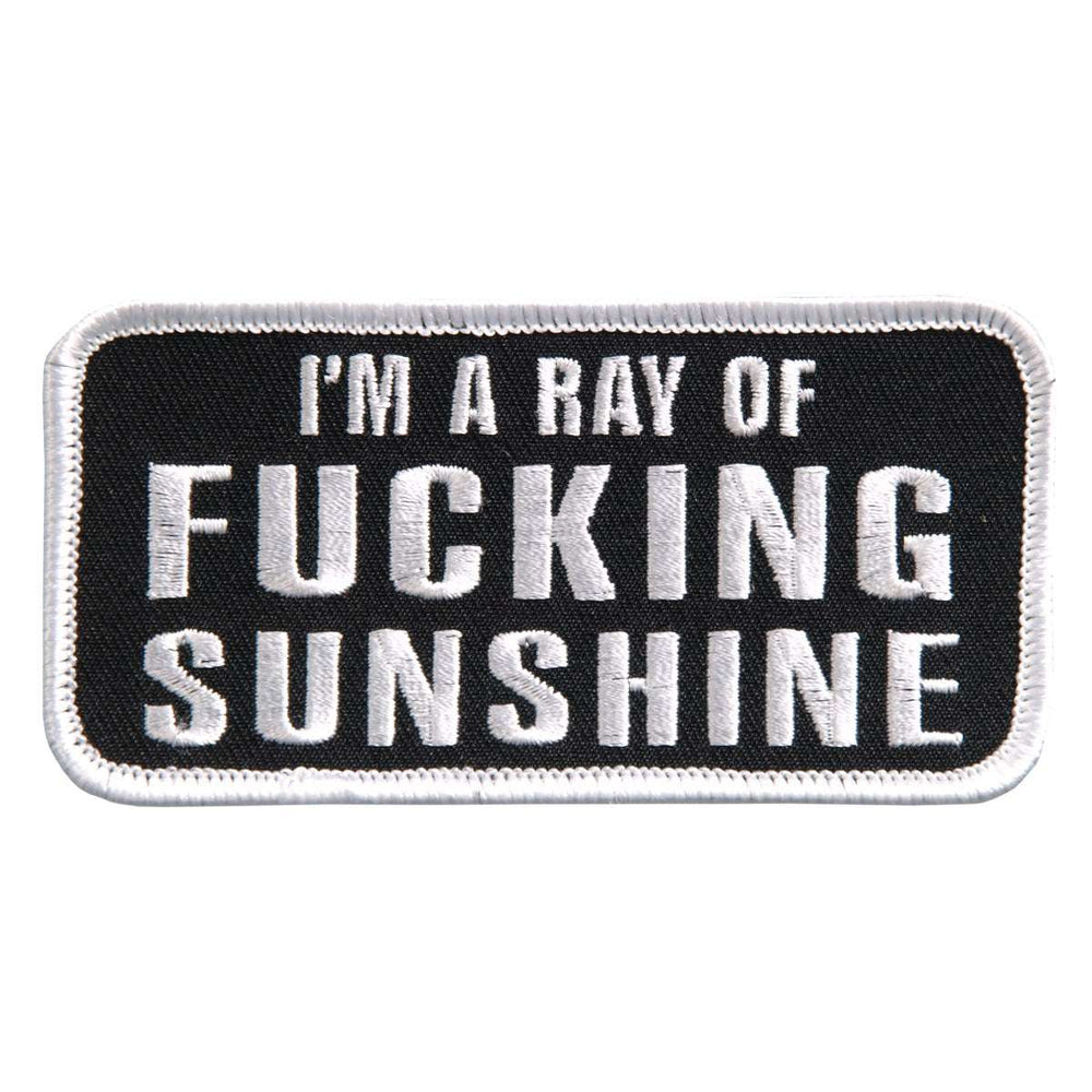 Hot Leathers I'm A Ray of Sunshine Embroidered 4