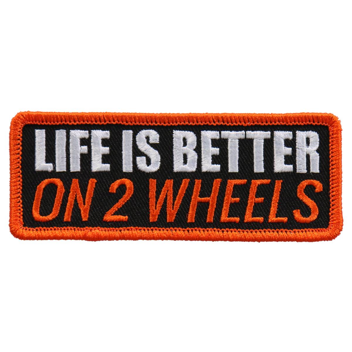 Hot Leathers PPL9556 Life Is Better On 2 4"x2" Patch