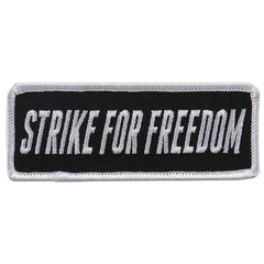 Hot Leathers Strike for Freedom 4"x2" Patch PPL9576
