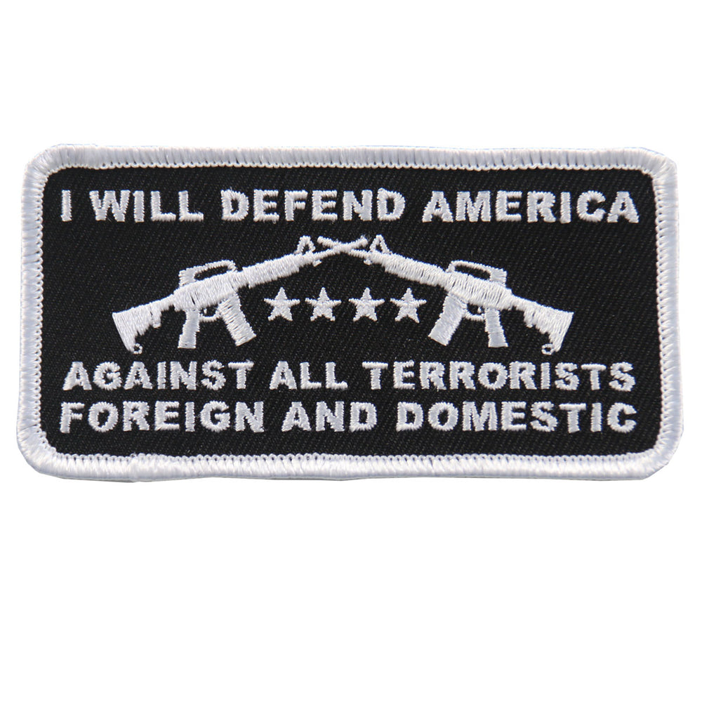 Hot Leathers PPL9579 I Will Defend America 4