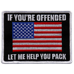 Hot Leathers PPL9615 If You’re Offended 4"x 4" Patch