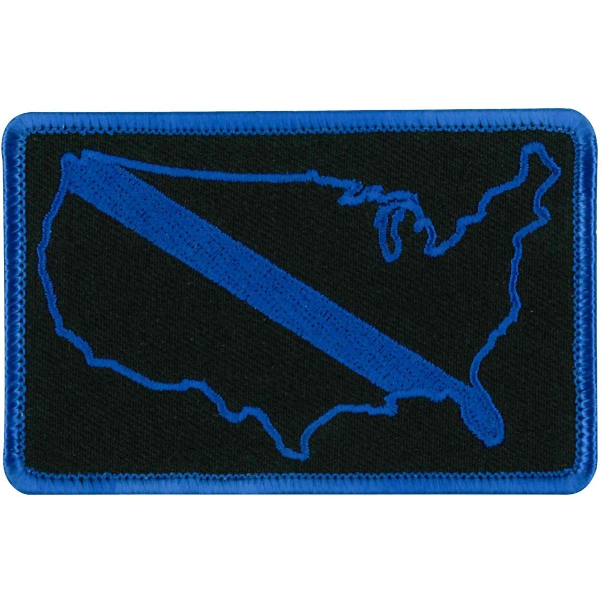 Hot Leathers USA FALLEN POLICE Patch PPL9625