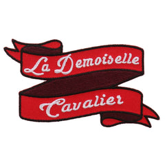 Hot Leathers La Demoiselle Cavalier 4"x2" Patch PPL9634