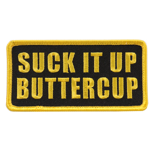 Hot Leathers PPL9654 Suck It Up Buttercup 4"x2" Patch