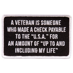 Hot Leathers PPL9717 Veteran 4"x3" Patch