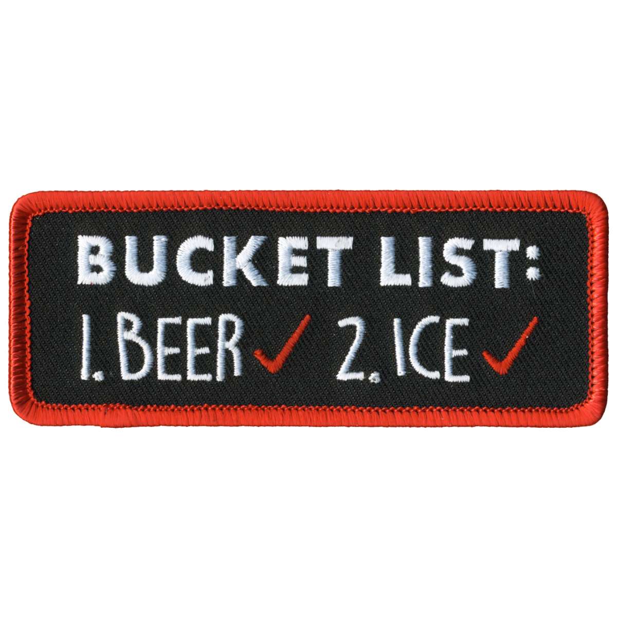 Hot Leather Bucket List Patch PPL9782