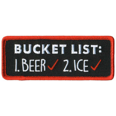 Hot Leather Bucket List Patch PPL9782