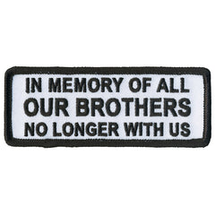 Hot Leathers PPL9813 In Memory of 4"x 2" Patch