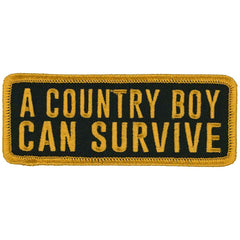 Hot Leathers A Country Boy Can Survive 4" X 2" Patch PPL9887