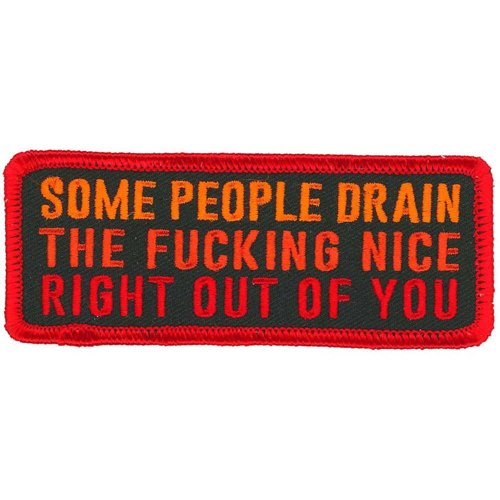 Hot Leathers Some People Drain Patch PPL9913