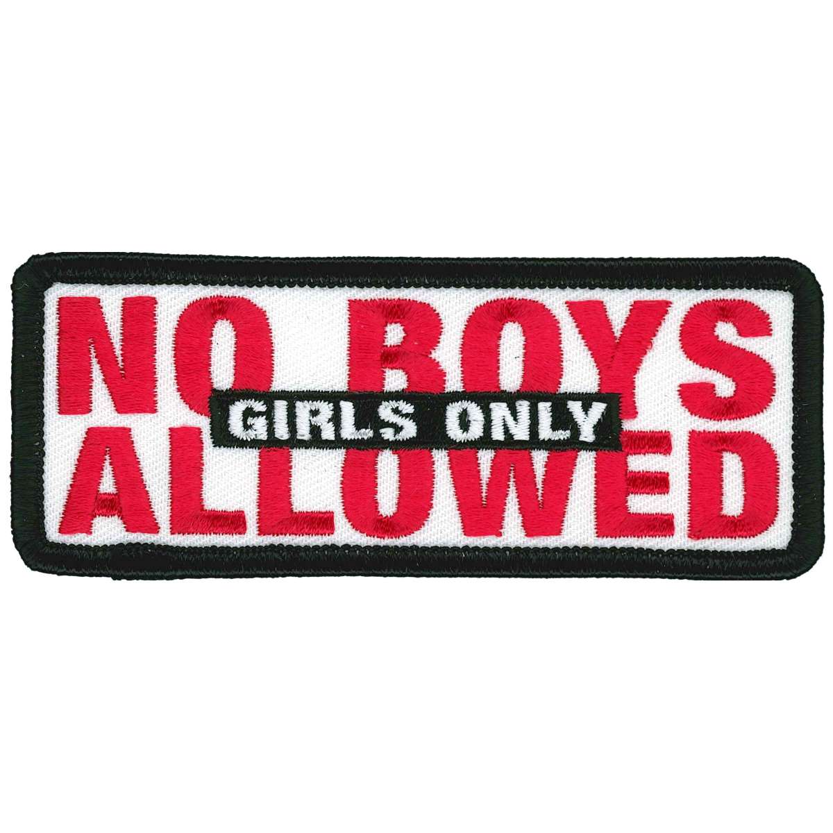 Hot Leathers No Boys Allowed Patch PPL9923